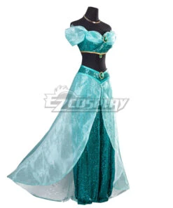 Disney Aladdin Princess Jasmine Dress Cosplay Costume - New Edition -EZCOSPLAY SHOP disney aladdin princess jasmine dress cosplay costume new edition 3