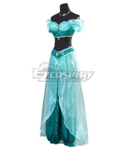 Disney Aladdin Princess Jasmine Dress Cosplay Costume - New Edition -EZCOSPLAY SHOP disney aladdin princess jasmine dress cosplay costume new edition 4