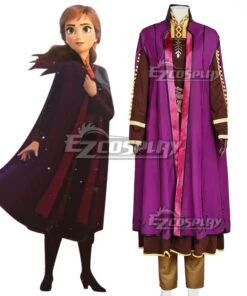Disney Frozen 2 Anna Cosplay Costume Special Sale -EZCOSPLAY SHOP disney frozen 2 anna cosplay costume special sale