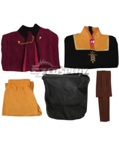 Disney Frozen 2 Anna New Edition Cosplay Costume -EZCOSPLAY SHOP disney frozen 2 anna new edition cosplay costume 10