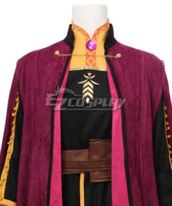 Disney Frozen 2 Anna New Edition Cosplay Costume -EZCOSPLAY SHOP disney frozen 2 anna new edition cosplay costume 8