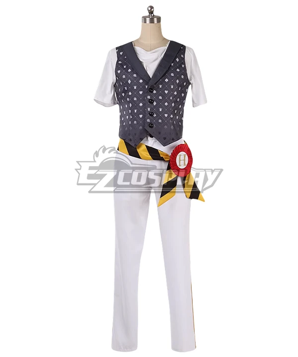 Disney Twisted Wonderland Heartslabyul Dorm Uniform Trey Clover Cosplay Costume 3 Disney Twisted Wonderland Heartslabyul Dorm Uniform Trey Clover Cosplay Costume - Image 3