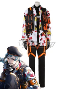 Disney Twisted Wonderland OCTAVINELLE Floyd Leech Camouflage Clothing Cosplay Costume