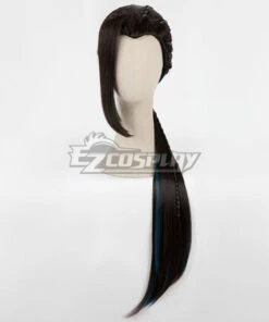 Disney Twisted Wonderland Scarabia Jamil Viper Black Cosplay Wig -EZCOSPLAY SHOP disney twisted wonderland scarabia jamil viper black 2