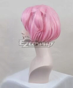 Doki Doki Literature Club! DDLC Natsuki Pink Cosplay Wig -EZCOSPLAY SHOP doki doki literature ddlc natsuki pink cosplay wig 2