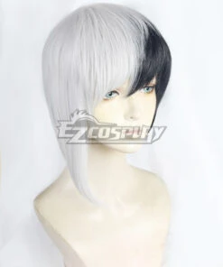 Dr.Stone Gen Asagiri Black White Cosplay Wig 7 Dr.Stone Gen Asagiri Black White Cosplay Wig -EZCOSPLAY SHOP dr.stone gen asagiri black white cosplay wig 3