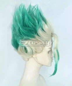 Dr.Stone Senku Ishigami Golden Green Cosplay Wig -EZCOSPLAY SHOP dr.stone senku ishigami golden green cosplay wig 6