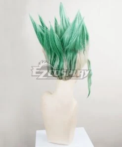 Dr.Stone Senku Ishigami Green Cosplay Wig 11 Dr.Stone Senku Ishigami Green Cosplay Wig -EZCOSPLAY SHOP dr.stone senku ishigami green cosplay wig 6