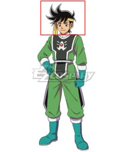 Dragon Quest: The Adventure Of Dai Pop Black Cosplay Wig