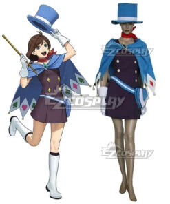 Ace Attorney Gyakuten Saiban Trucy Wright Cosplay Costume