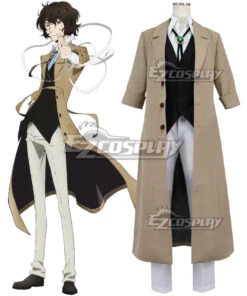 Bungou Stray Dogs Osamu Dazai Brown Cosplay Costume -EZCOSPLAY SHOP ebsd025