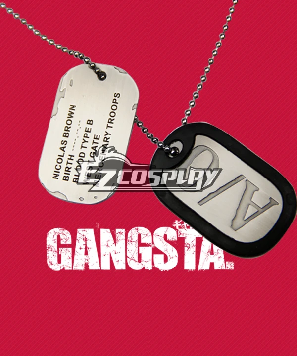 Gangsta Gyangusuta Nicolas Brown Nic Cosplay Necklace Cosplay Accessory Prop 1 Gangsta Gyangusuta Nicolas Brown Nic Cosplay Necklace Cosplay Accessory Prop