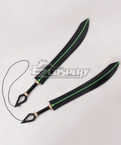 Seraph Of The End Vampire Reign Owari No Serafu Shiho Kimizuki Two Swords Weapons Cosplay Prop -EZCOSPLAY SHOP ecw0310 2