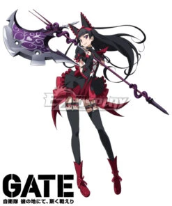 Gate Jieitai Kanochi Nite Kaku Tatakaeri Gate Thus The JSDF Fought There Rory Mercury Ax Cosplay Weapon Prop - A -EZCOSPLAY SHOP ecw0388