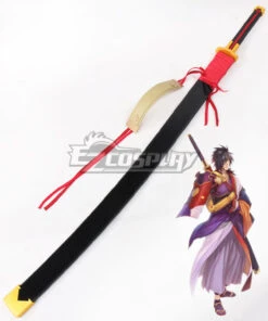 Tales Of Berseria Rokurou Rangetsu Sword Cosplay Weapon Prop - No Blade