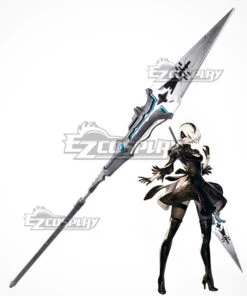 NieR: Automata 2B 9S YoRHa No.2 Type B YoRHa No.9 Type S Type-40 Lance Spear Cosplay Weapon Prop