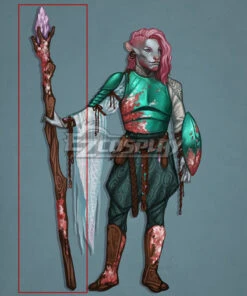 Critical Role Caduceus Clay Staves Cosplay Weapon Prop