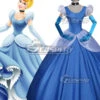 Disney Princess Cinderella Blue Dress Copslay Costume - A Edition -EZCOSPLAY SHOP edis008