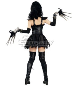 Edward Scissorhands Horror Female Cosplay Costume -EZCOSPLAY SHOP edward scissorhands horror female cosplay costume 03