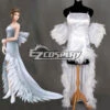 Final Fantasy X FF10 Yuna Wedding Dress Cosplay Costume -EZCOSPLAY SHOP eff0051