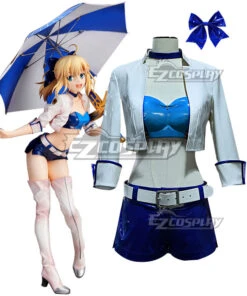 Fate Stay Night Saber Racing 1/7 Cosplay Costume