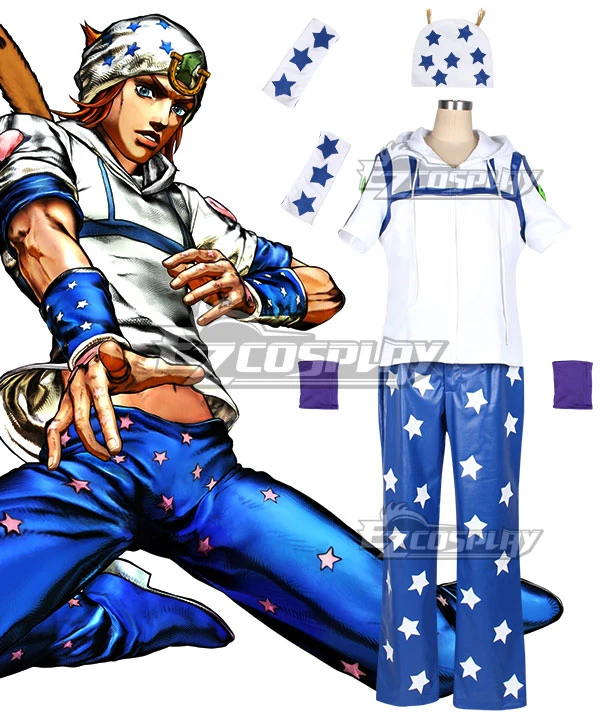 JoJo's Bizarre Adventure Johnny Joestar Cosplay Costume 1 JoJo's Bizarre Adventure Johnny Joestar Cosplay Costume