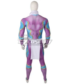 JoJo's Bizarre Adventure Jotaro Kujo Star Platinum Muscle Suit Zentai Jumpsuit Cosplay Costume -EZCOSPLAY SHOP ejj095 4