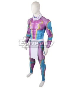 JoJo's Bizarre Adventure Jotaro Kujo Star Platinum Muscle Suit Zentai Jumpsuit Cosplay Costume -EZCOSPLAY SHOP ejj095 6