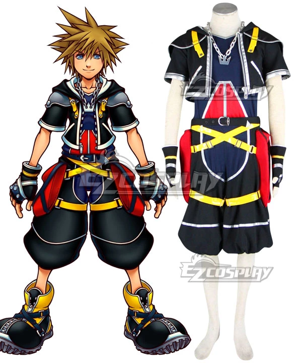 Kingdom Hearts 2 Sora Cosplay Costume 1 Kingdom Hearts 2 Sora Cosplay Costume