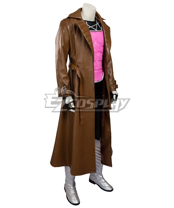 Marvel Uncanny X-Men X Men Gambit Remy Etienne LeBeau Cosplay Costume - Including Boots 2 Marvel Uncanny X-Men X Men Gambit Remy Etienne LeBeau Cosplay Costume - Including Boots - Image 2