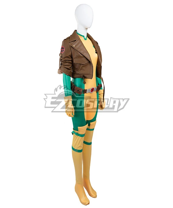 Marvel The Avengers Annual X-Men X Men Rogue Anna Marie Cosplay Costume 2 Marvel The Avengers Annual X-Men X Men Rogue Anna Marie Cosplay Costume - Image 2
