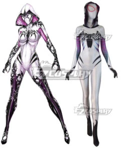 Marvel Spiderwoman Spider Gwen Zentai Gwen Stacy Zentai Jumpsuit Cosplay Costume