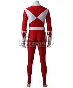 Mighty Morphin Power Rangers Red Ranger Cosplay Costume - Without Boots -EZCOSPLAY SHOP empr003 4 1