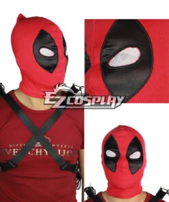 Marvel Halloween Deadpool Lycra Hoods Mask Cosplay Accessory Prop
