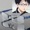 Yuri On Ice YURI!!!on ICE Katsuki Yuuri Glasses Cosplay Accessory Prop -EZCOSPLAY SHOP ena0282