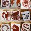 The Seven Deadly Sins Nanatsu No Taizai Meliodas Ban King Envy Gowther Escanor Merlin Tattoo Paper Cosplay Accessory Prop -EZCOSPLAY SHOP ena0726
