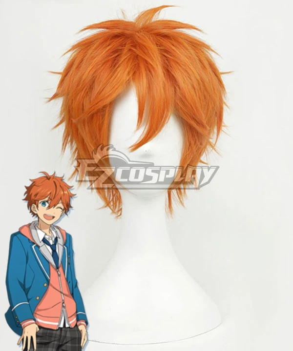 Ensemble Stars Trickstar Subaru Akehoshi Orange Cosplay Wig 1 Ensemble Stars Trickstar Subaru Akehoshi Orange Cosplay Wig