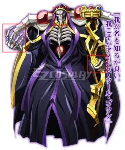 Overlord Ainz Ooal Gown A.K.A Momonga Mask Gloves Cosplay Accessory Prop 7 Overlord Ainz Ooal Gown A.K.A Momonga Mask Gloves Cosplay Accessory Prop -EZCOSPLAY SHOP eoa0012 1