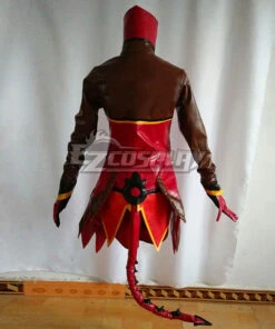 Overwatch OW Mercy Devil Outfit Halloween Cosplay Costume - Only Top, Black Pants Gloves -EZCOSPLAY SHOP eowg073 4