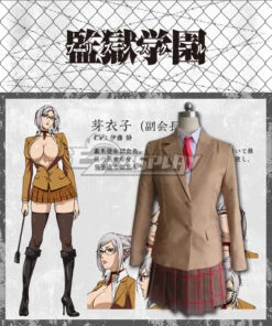 Prison School Purizun Sukuru Meiko Shiraki Cosplay Costume