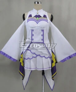 Re: Life In A Different World From Zero Emilia Cosplay Costume -EZCOSPLAY SHOP erez002 5