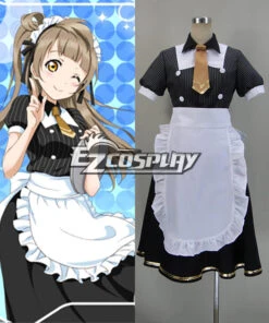 Love Live SR Kotori Minami Cafe Maid Version Cosplay Costume