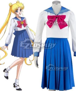 Sailor Moon Tsukino Usagi School Uniform Cosplay Costume -EZCOSPLAY SHOP esm0026