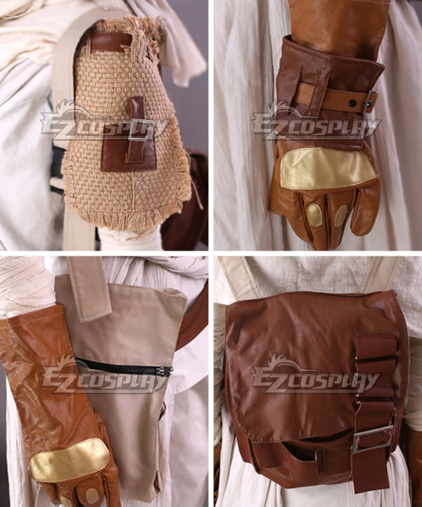 Star Wars: The Force Awakens Rey Cosplay Costume - Premium Edition 7 Star Wars: The Force Awakens Rey Cosplay Costume - Premium Edition - Image 7