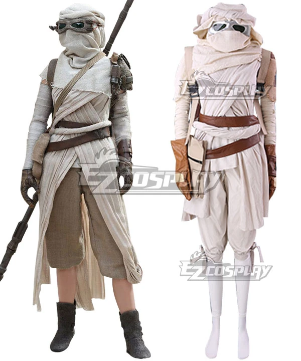 Star Wars: The Force Awakens Rey Cosplay Costume - Premium Edition 1 Star Wars: The Force Awakens Rey Cosplay Costume - Premium Edition