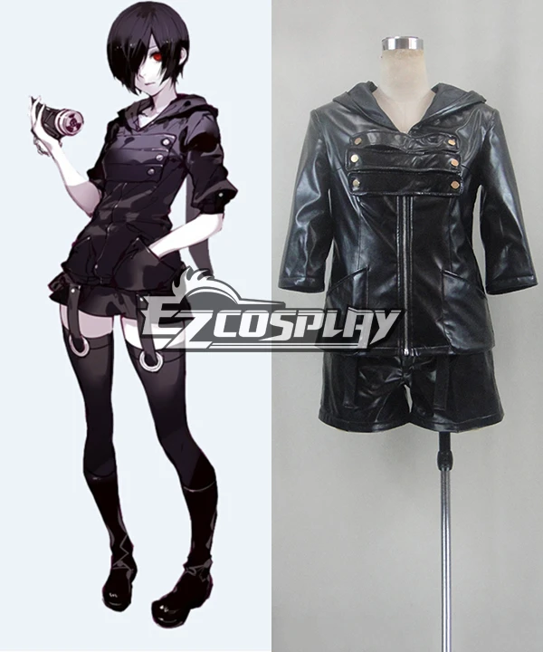 Tokyo Ghoul Tokyo Guru Kirishima Touka Combat Leather Cosplay Costume 1 Tokyo Ghoul Tokyo Guru Kirishima Touka Combat Leather Cosplay Costume