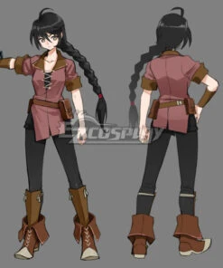Tales Of Berseria Velvet Crowe Brown Cosplay Costume