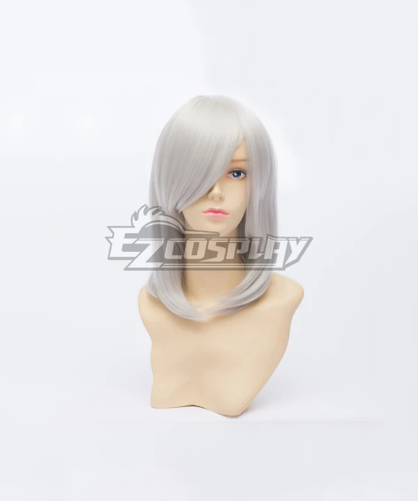 High School DxD BorN Koneko Toujou Silvery White Cosplay Wig 2 High School DxD BorN Koneko Toujou Silvery White Cosplay Wig - Image 2