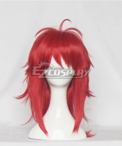 Gangsta Gyangusuta Ginger Dark Red Cosplay Wig -EZCOSPLAY SHOP ewg0438 1