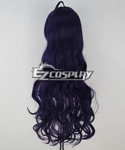 Seraph Of The End Asuramaru Long Curly Dark Purple Color Cosplay Wig -EZCOSPLAY SHOP ewg0440 3
